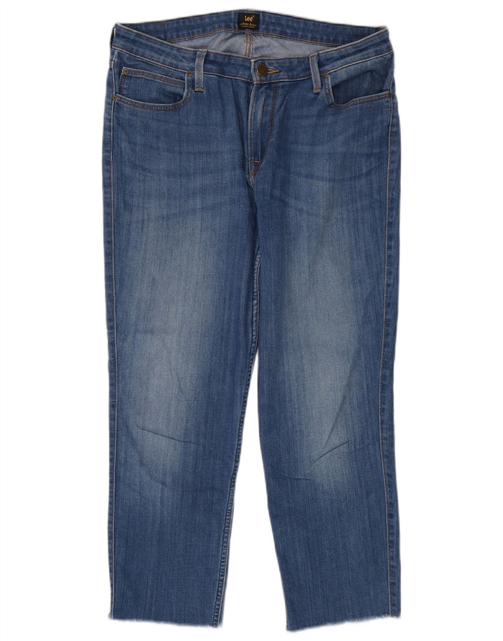 Lee Jeans Cortos Scarlett para Mujer W33 L25 Algodón Azul