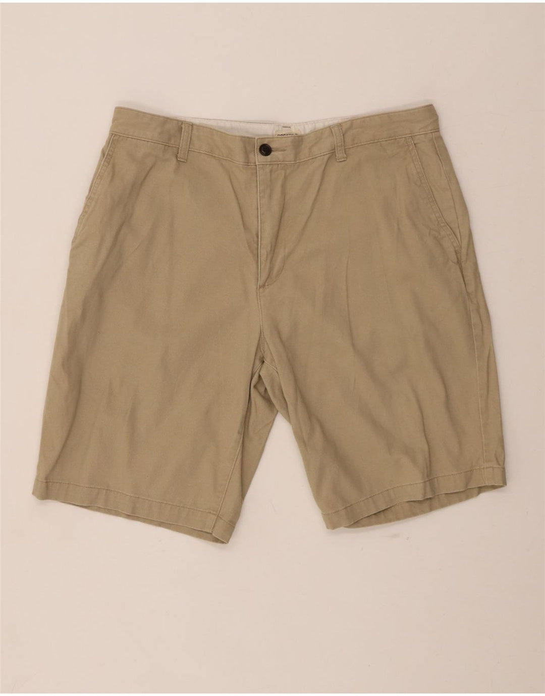DOCKERS Pantalones cortos chinos para hombre W36 Algodón beige grande