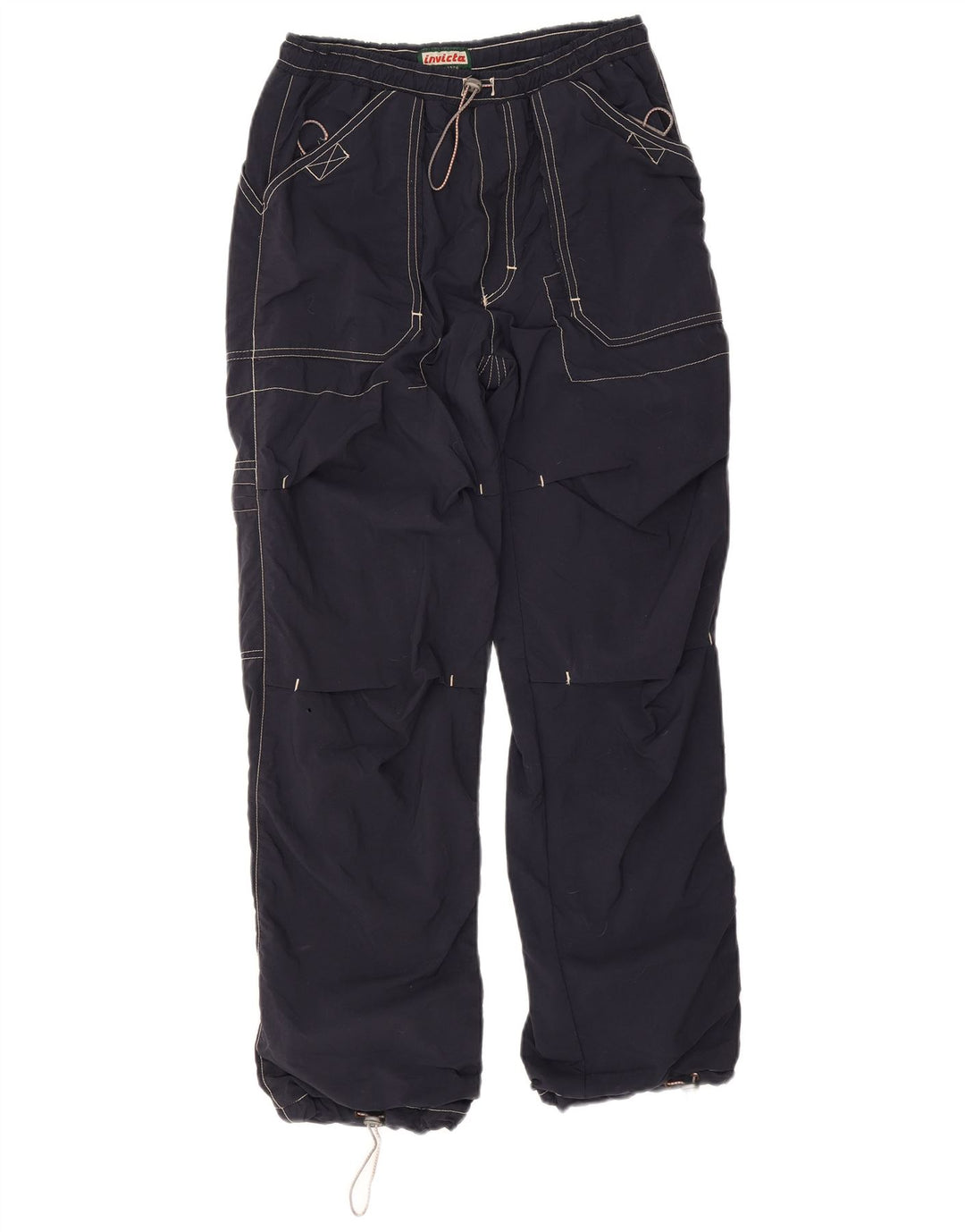 Pantalones tipo cargo tipo joggers para hombre Invicta W28 L29 Azul marino