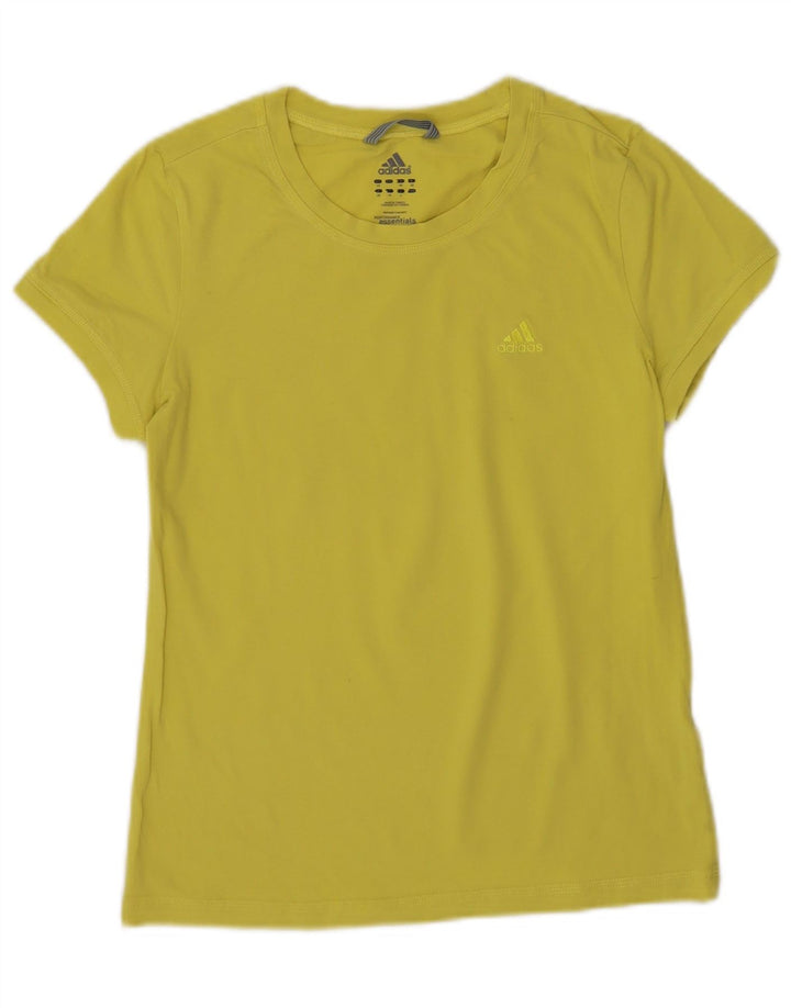 Adidas - Camiseta para mujer (talla 40), color amarillo mediano