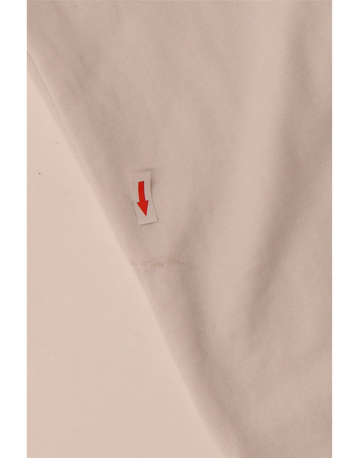 ELLESSE Pantalones de chándal para mujer Joggers UK 40 Large Off White Cotton