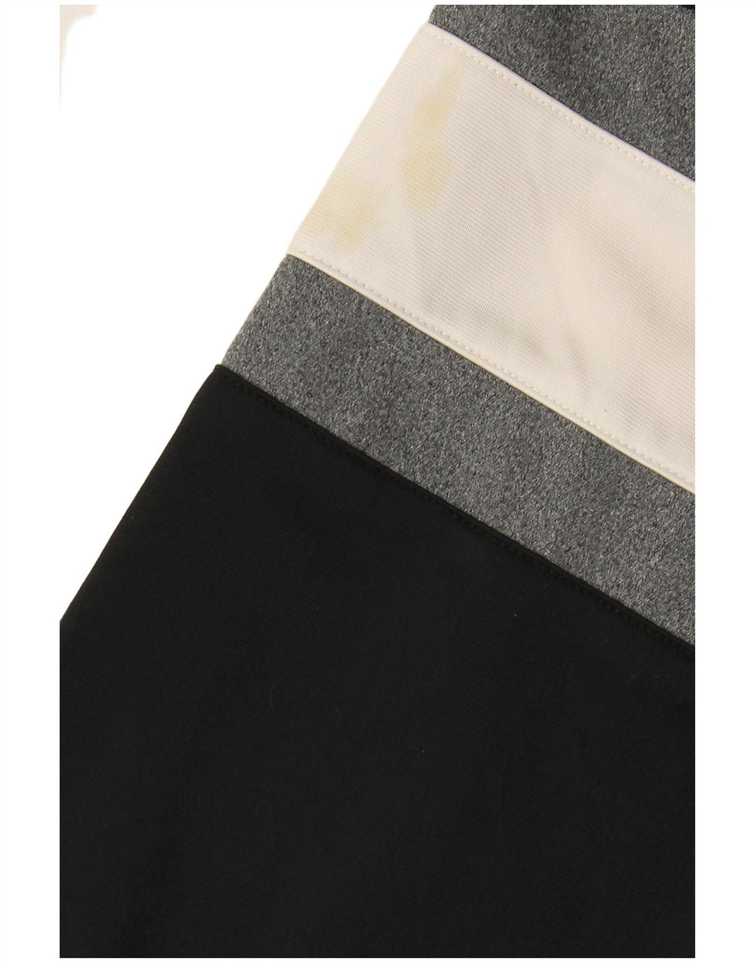 REEBOK Chaqueta superior de chándal con gráfico de corte holgado para hombre Small Black Colourblock