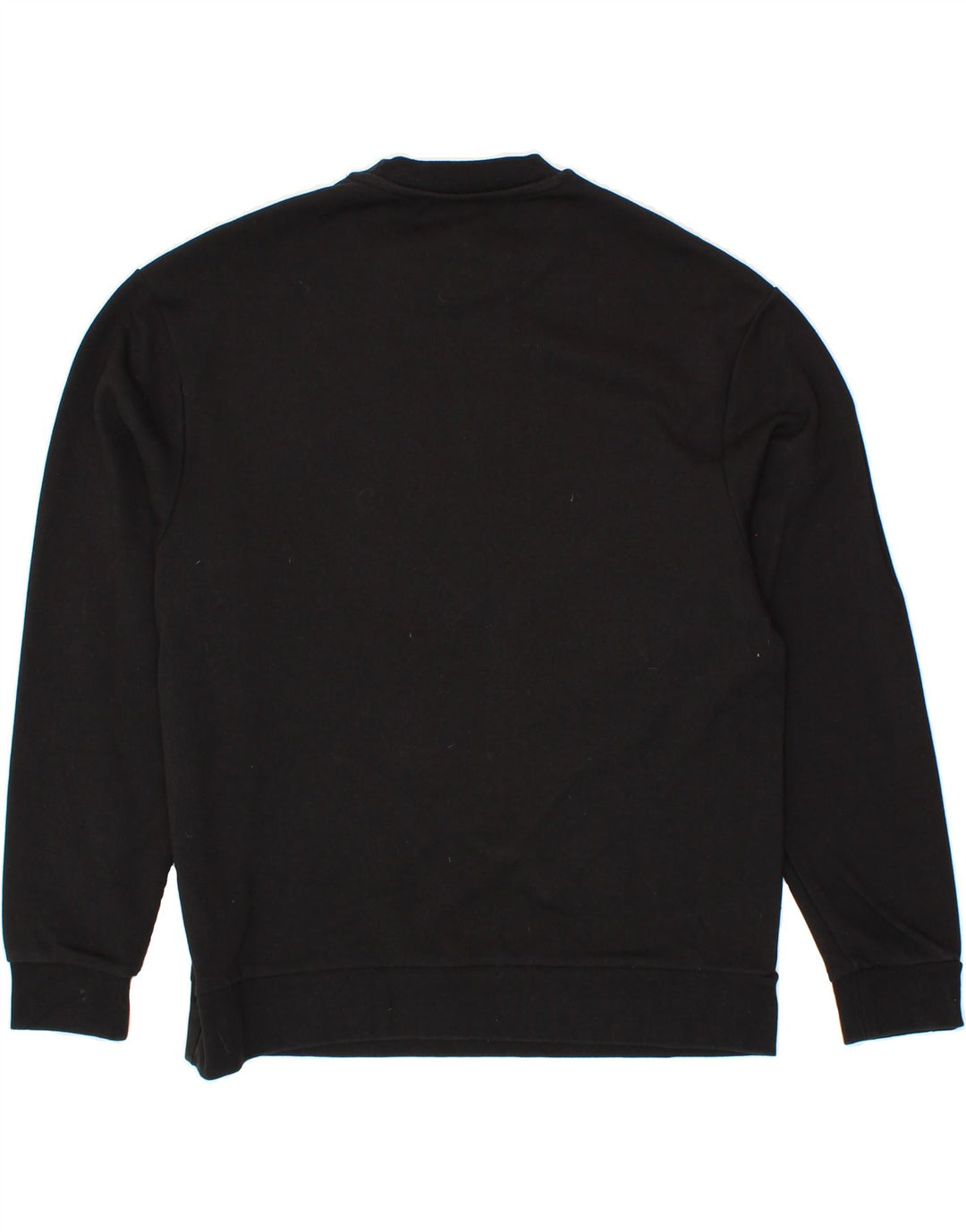 ZARA Mens Graphic Sweatshirt Jumper Medium Black Cotton Vintage Zara and Second-Hand Zara from Messina Hembry 