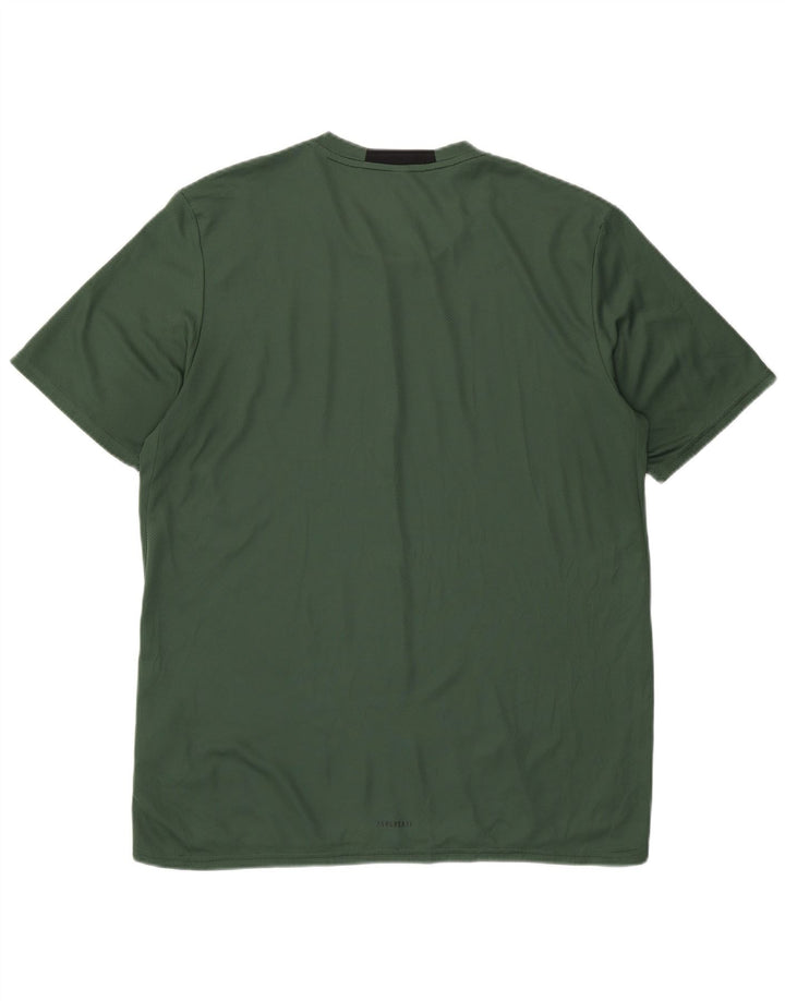 Adidas Hombre Aeroready Camiseta Top Poliéster Verde Medio
