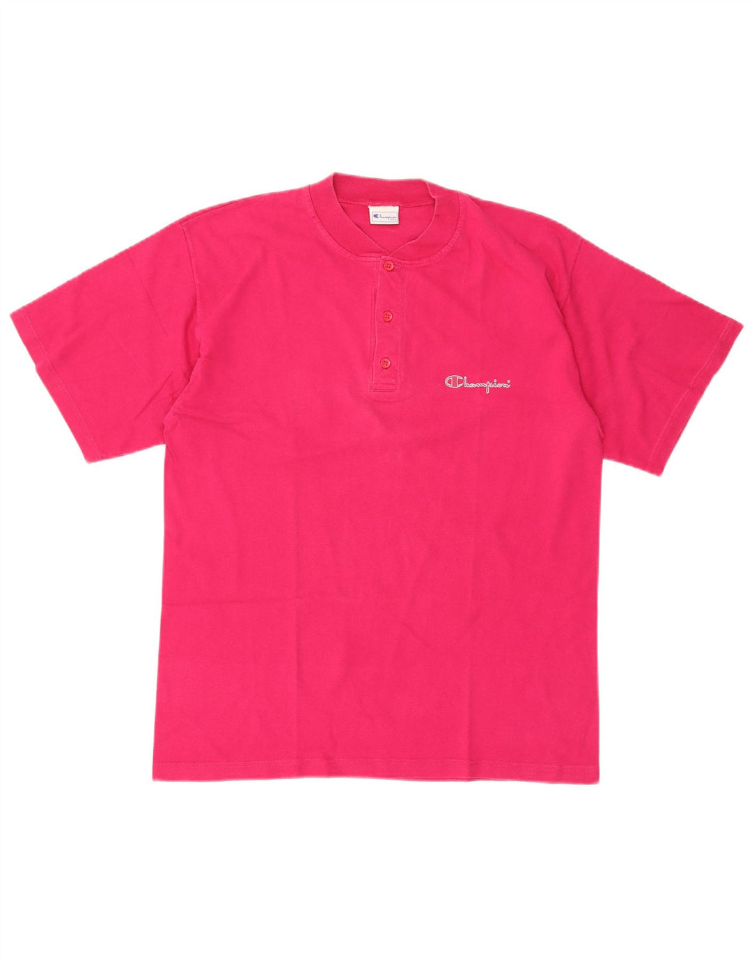 Champion Camiseta para hombre Top Large Pink Cotton