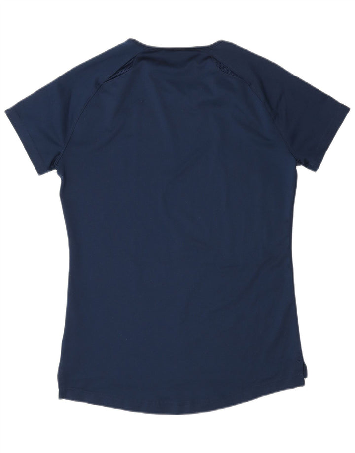 Adidas Camiseta Mujer Top UK 8/10 Small Azul Marino Poliéster