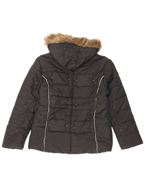 Columbia Chaqueta Acolchada con Capucha Vertex para Mujer UK 4 XS Negro