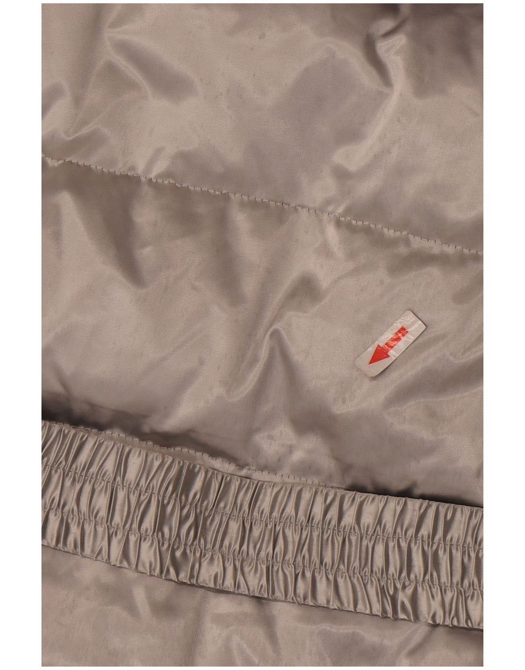Lands End Chaqueta acolchada con capucha para mujer Petite UK 10 Small Silver Poliéster
