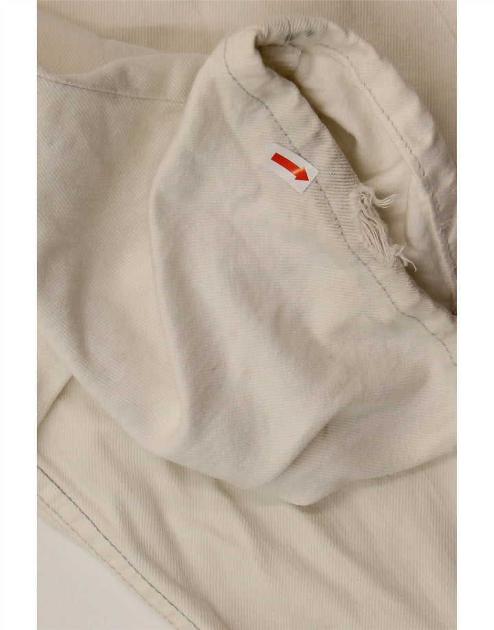 LEVI'S Mens 511 Slim Jeans W31 L34 Algodón Blanco Roto