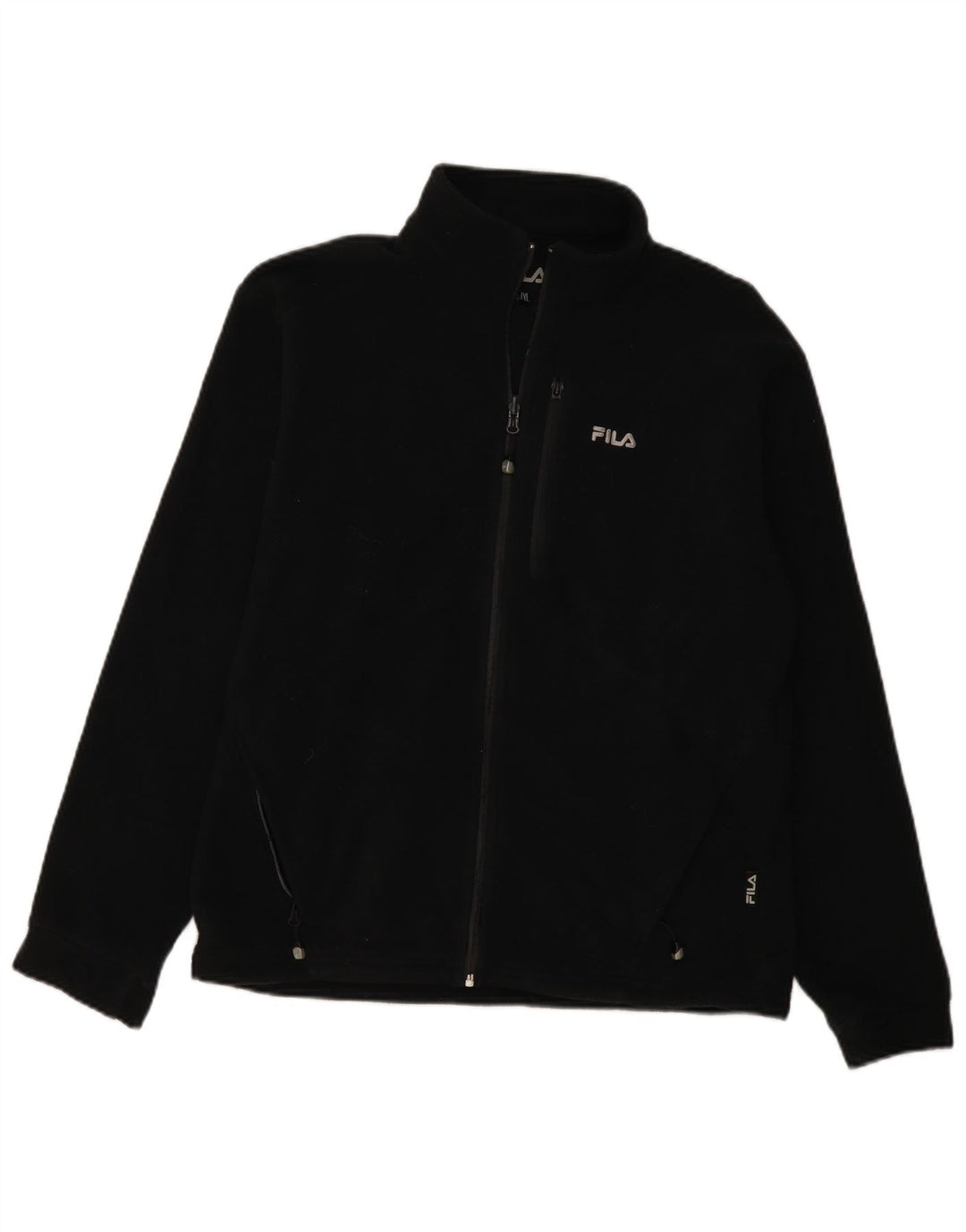 FILA Chaqueta polar para hombre UK 40 Large Poliéster negro