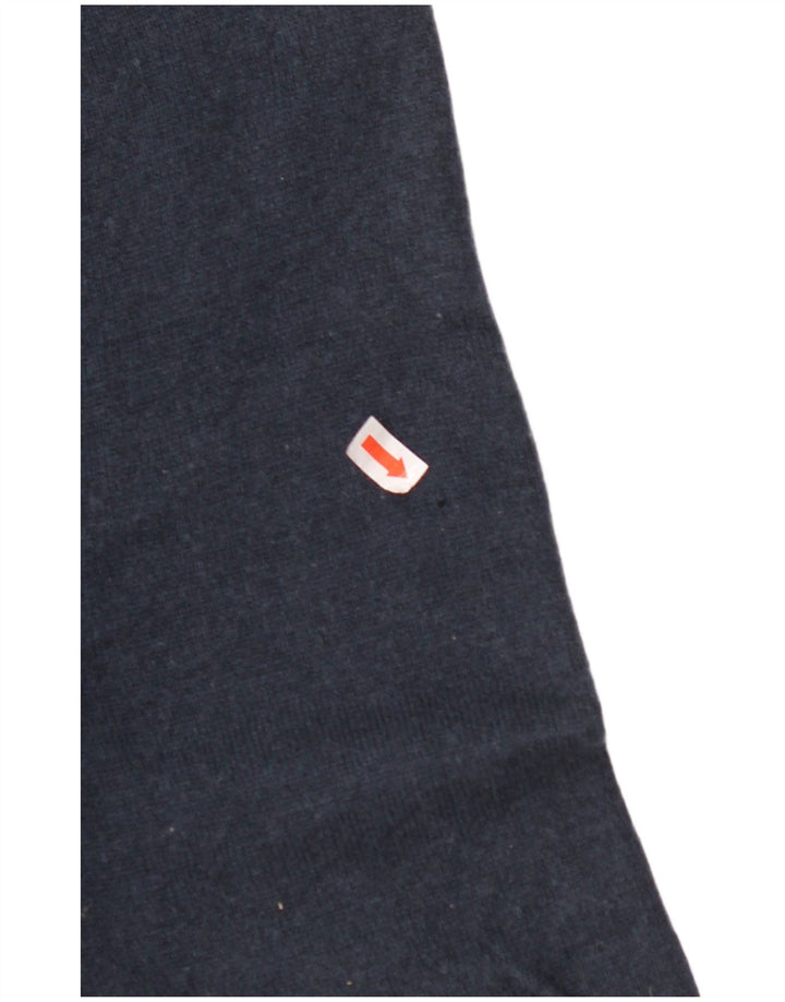 TIMBERLAND Jersey con cuello en V para hombre de lana azul marino medio