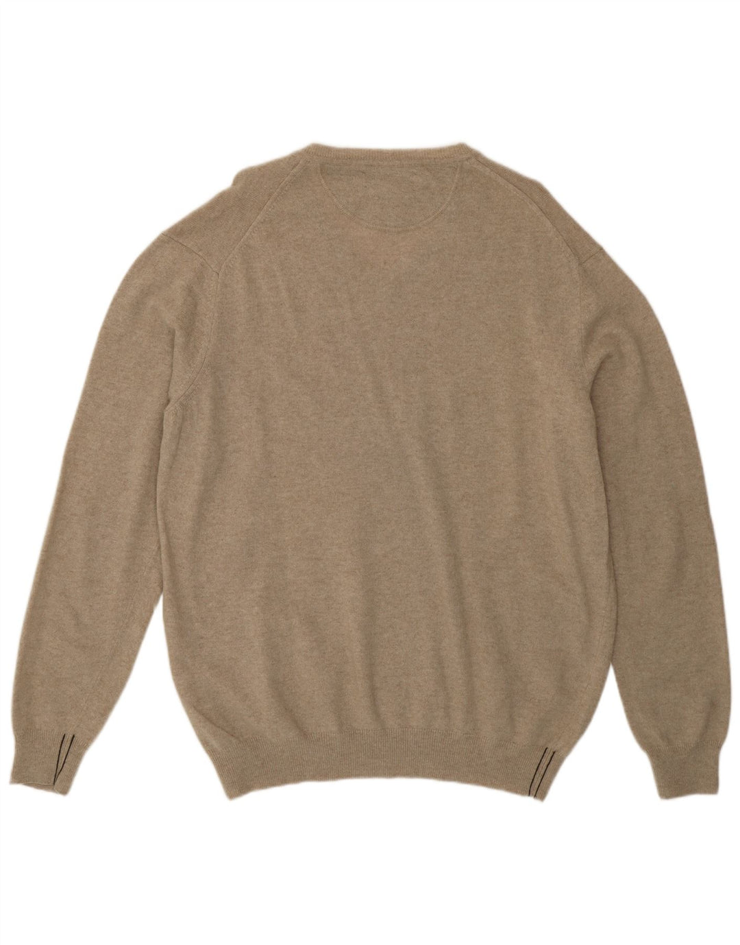 Marlboro Classics - Jersey con cuello en V para hombre, talla 2XL, color beige