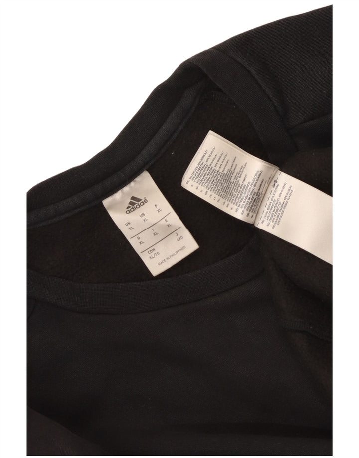 Adidas Hombre Sudadera Jumper XL Negro Algodón