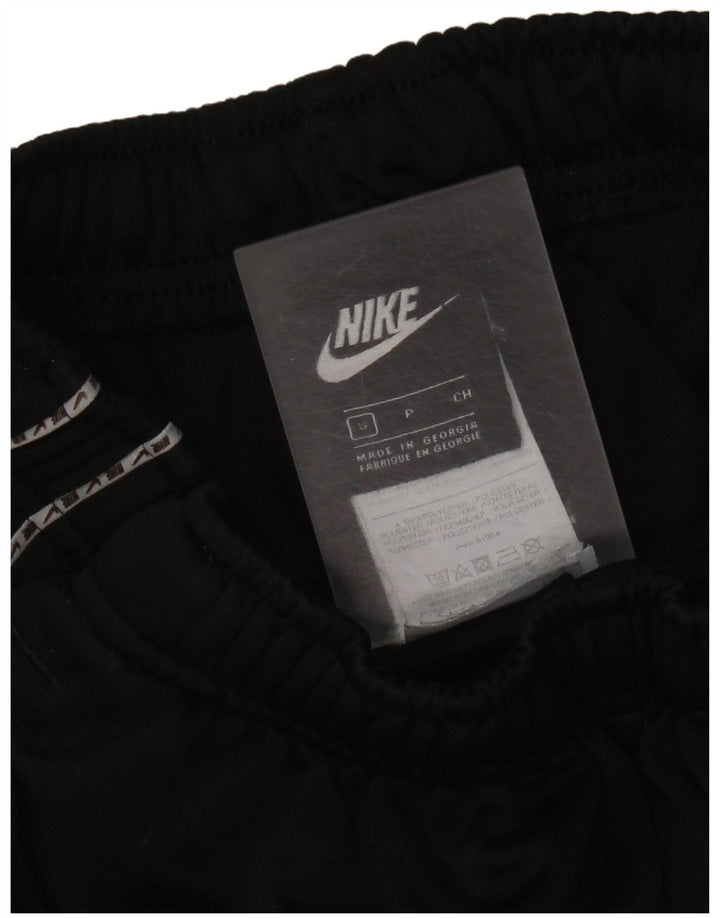 NIKE Pantalones cortos deportivos para hombre, talla pequeña, poliéster negro
