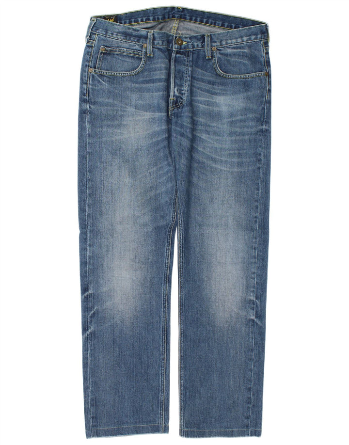 Lee Vaqueros Rectos Blake para Hombre W34 L30 Algodón Azul