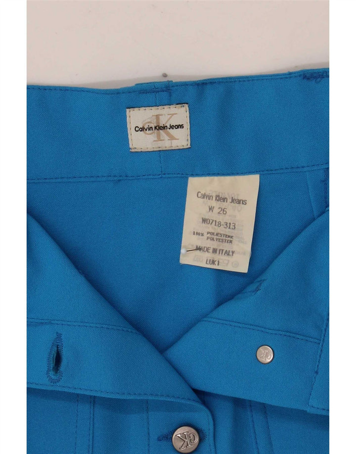 Minifalda Calvin Klein para mujer W26 Poliéster azul pequeño