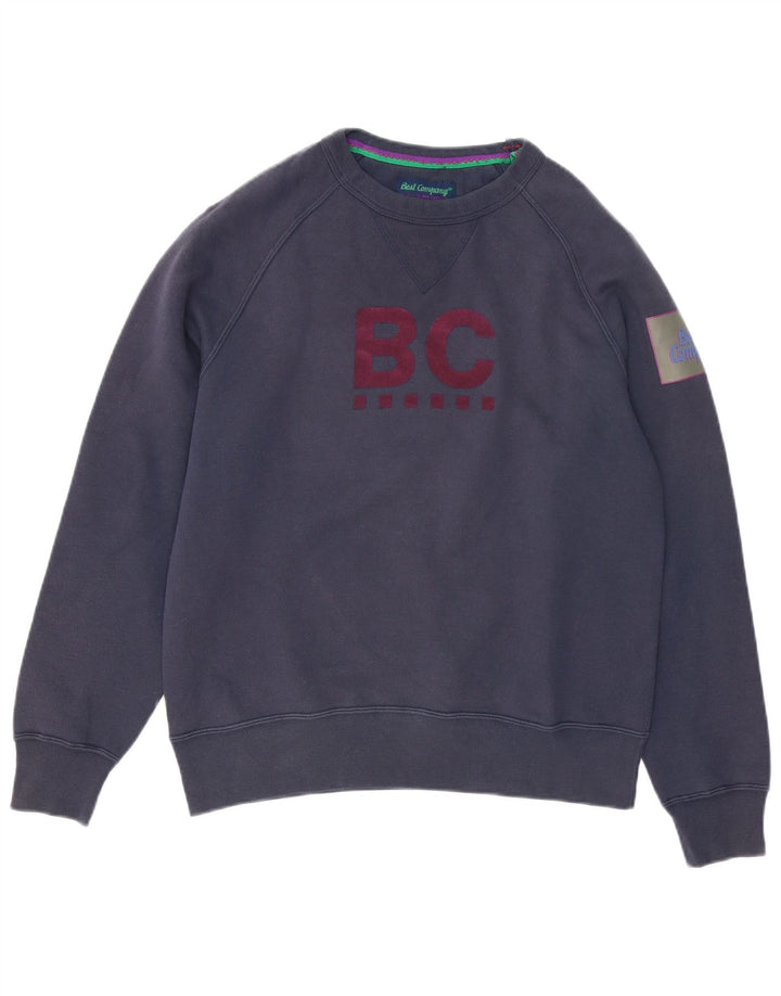 Best Company Sudadera con gráfico para hombre Jumper Medium Azul marino Poliéster
