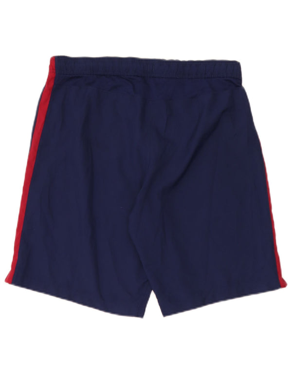 Pantalones cortos deportivos Nike Barcelona para hombre Poliéster color block azul marino mediano