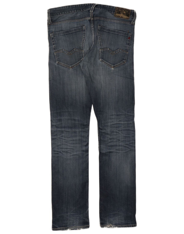 Vaqueros ajustados para hombre Replay W32 L32 Algodón azul
