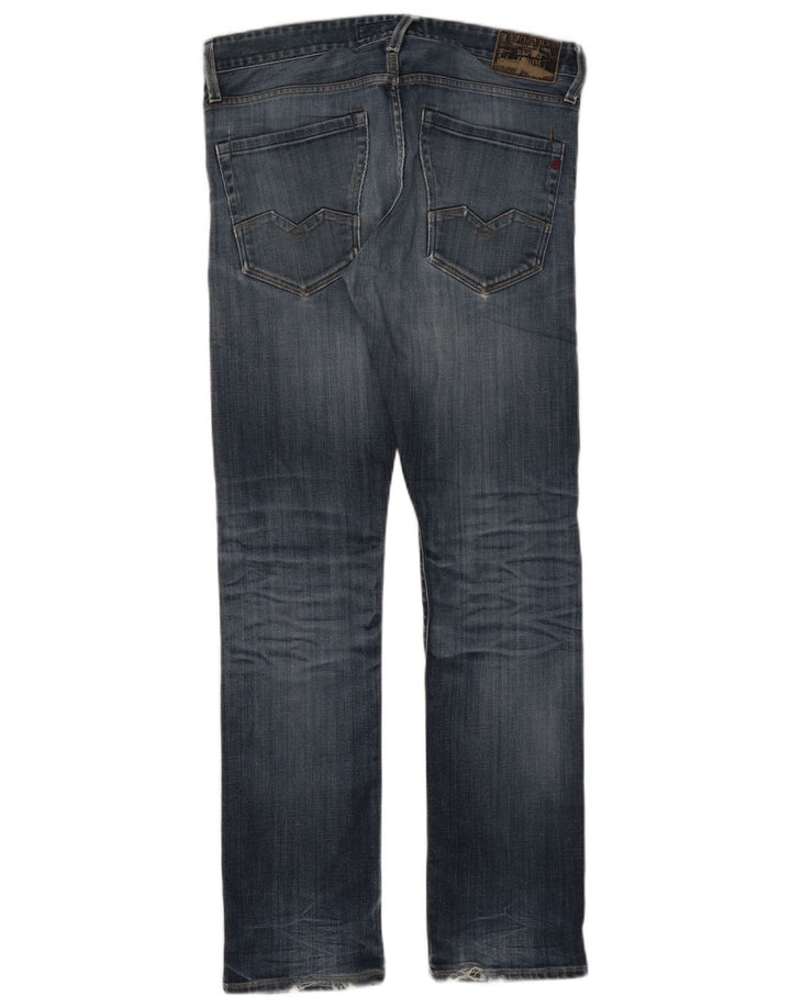 Vaqueros ajustados para hombre Replay W32 L32 Algodón azul