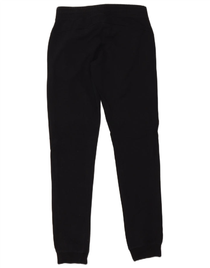 Puma Mujer Chándal Pantalones Joggers UK 10 Small Negro