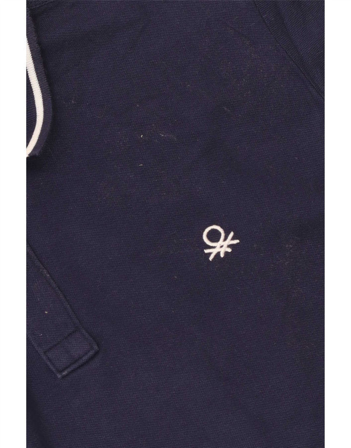Benetton Polo Hombre Azul Marino Mediano