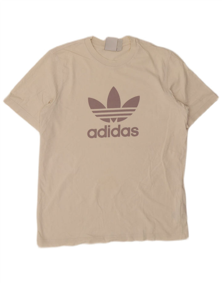 ADIDAS Camiseta gráfica para hombre Top Medium White Cotton
