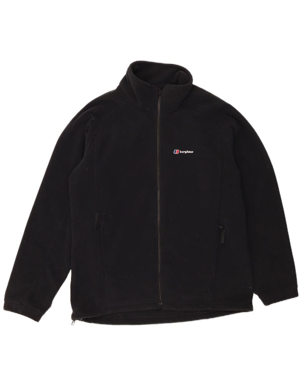 Berghaus Chaqueta polar con forro para hombre UK 40 Large Poliéster negro