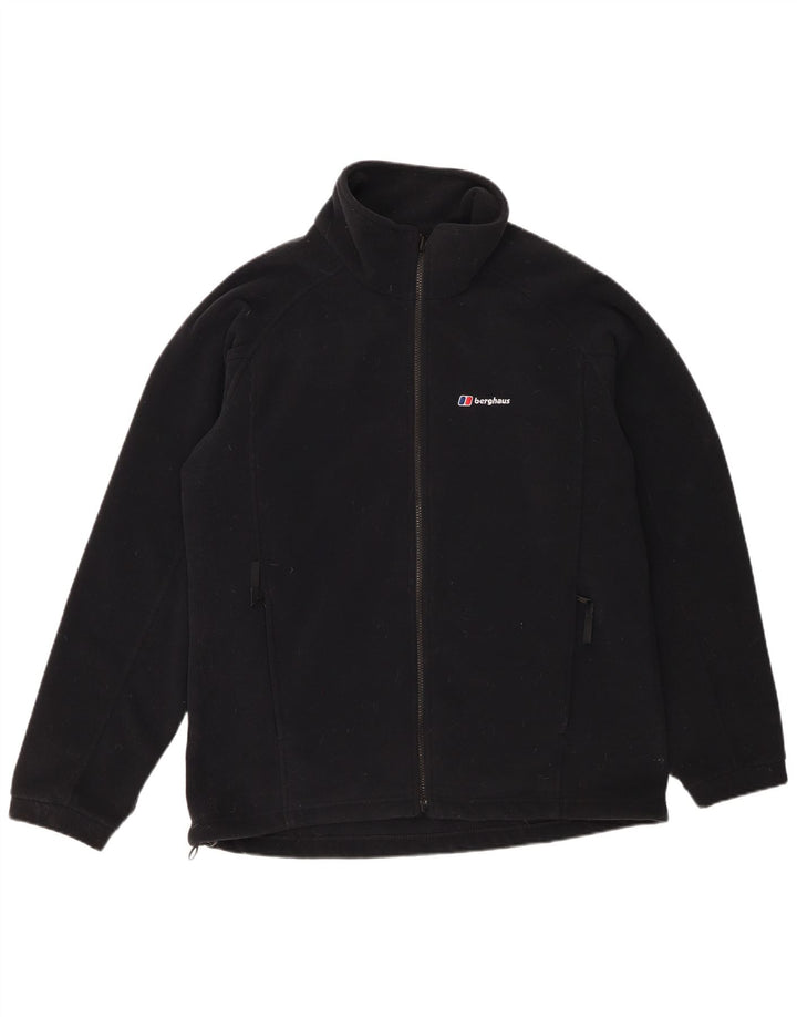 Berghaus Chaqueta polar con forro para hombre UK 40 Large Poliéster negro
