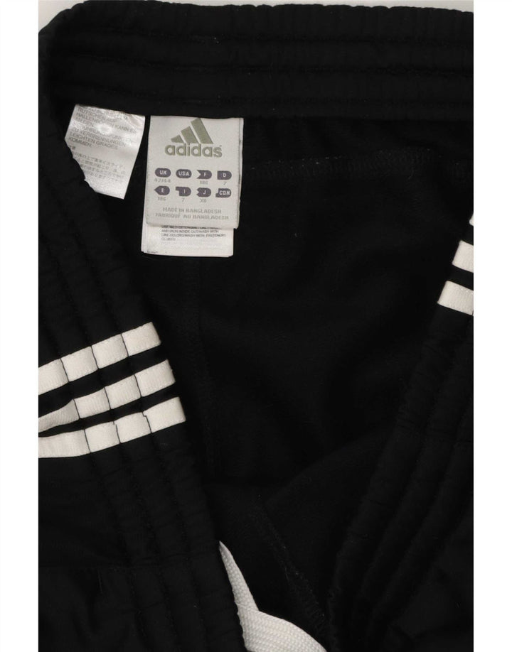 Adidas Pantalones de chándal para hombre UK 42/44 Large Negro Poliéster