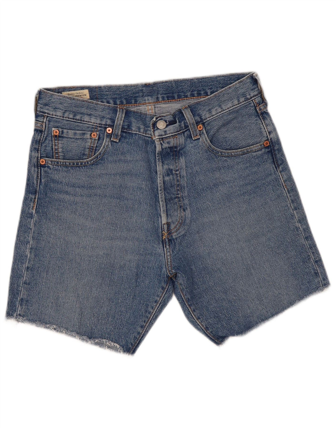 Levi's Hombre 501 Shorts De Mezclilla W30 Algodón Azul Medio