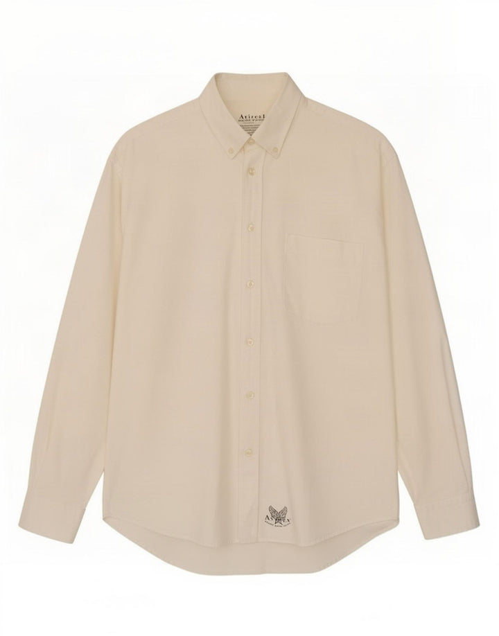 Camisa Avirex Hombre Grande Algodón Blanco