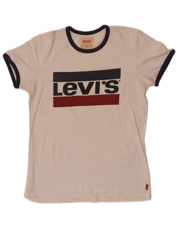 Levi's Camiseta gráfica para niño 15-16 años Blanco