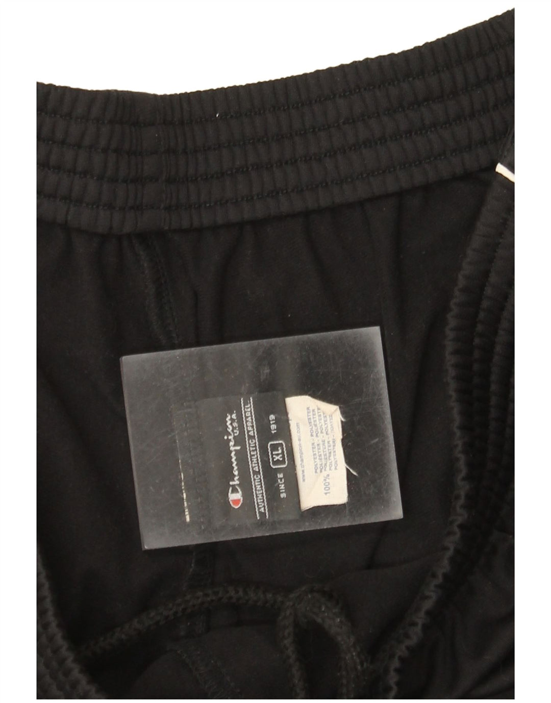 CHAMPION Pantalón Chándal Hombre XL Poliéster Negro