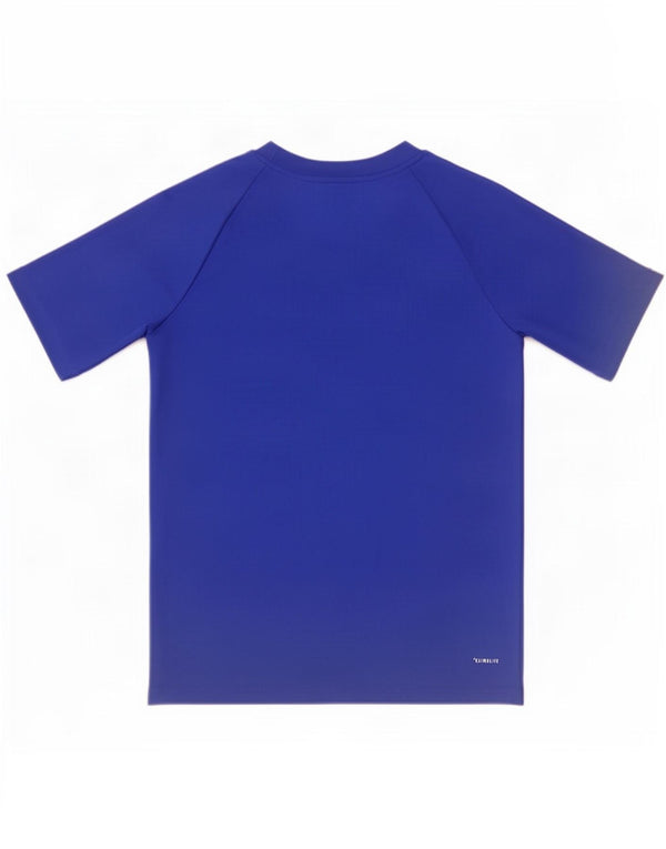 Adidas Chicos Climalite Camiseta Top 9-10 Años Azul Poliéster