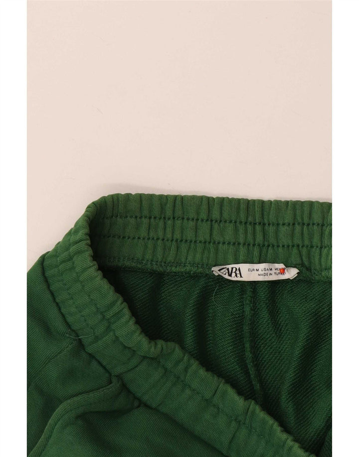Zara Mujer Pantalones De Chándal Joggers UK 42 Verde Medio