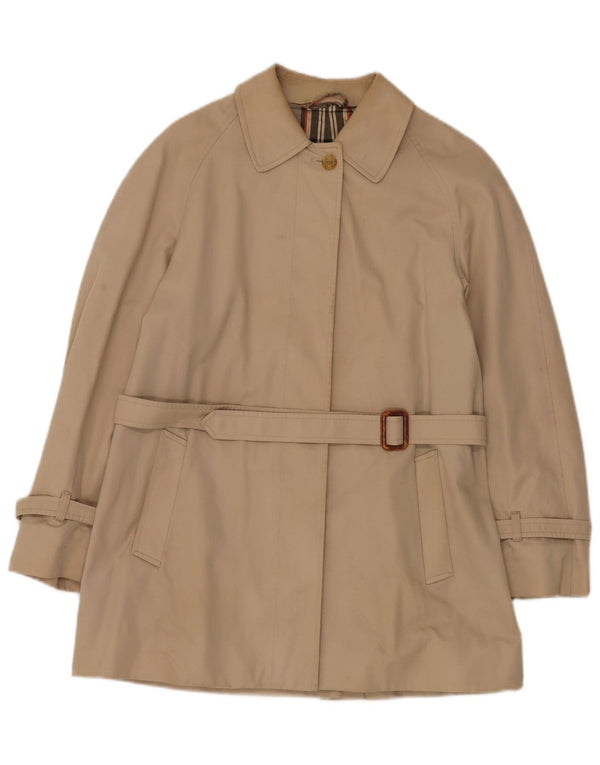 AQUASCUTUM Gabardina para mujer UK 44 Beige medio