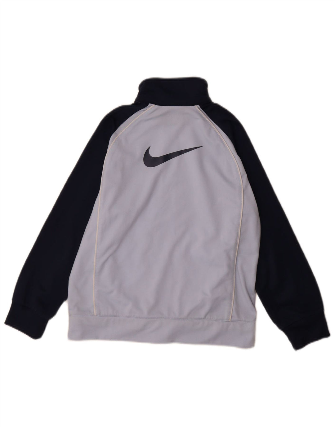 Nike - Chaqueta de chándal gráfica para niños de 8 a 9 años, color azul pequeño