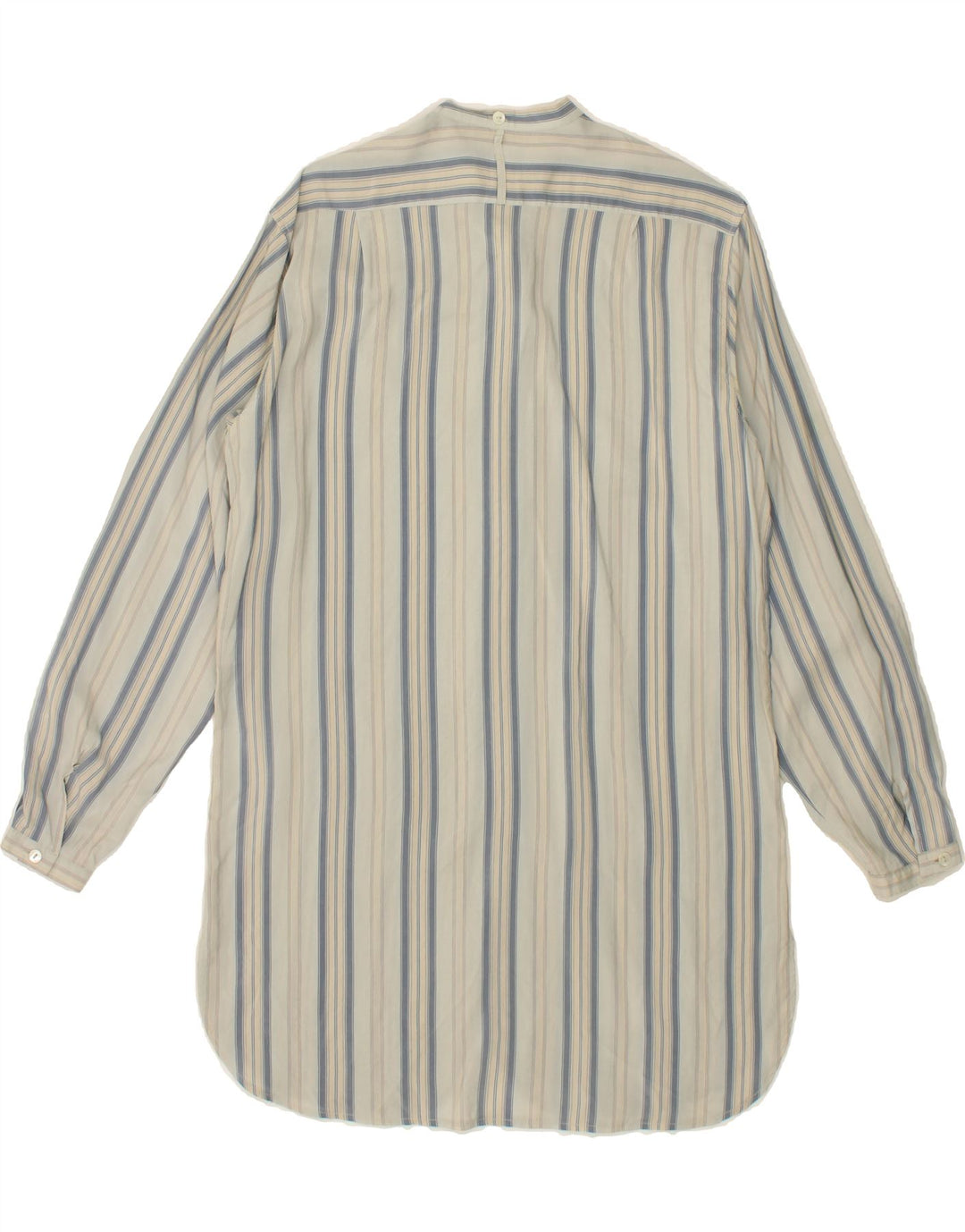 CARACTERE Womens Long Sleeve Shirt Dress UK 18 XL Grey Striped Vintage Caractere and Second-Hand Caractere from Messina Hembry 