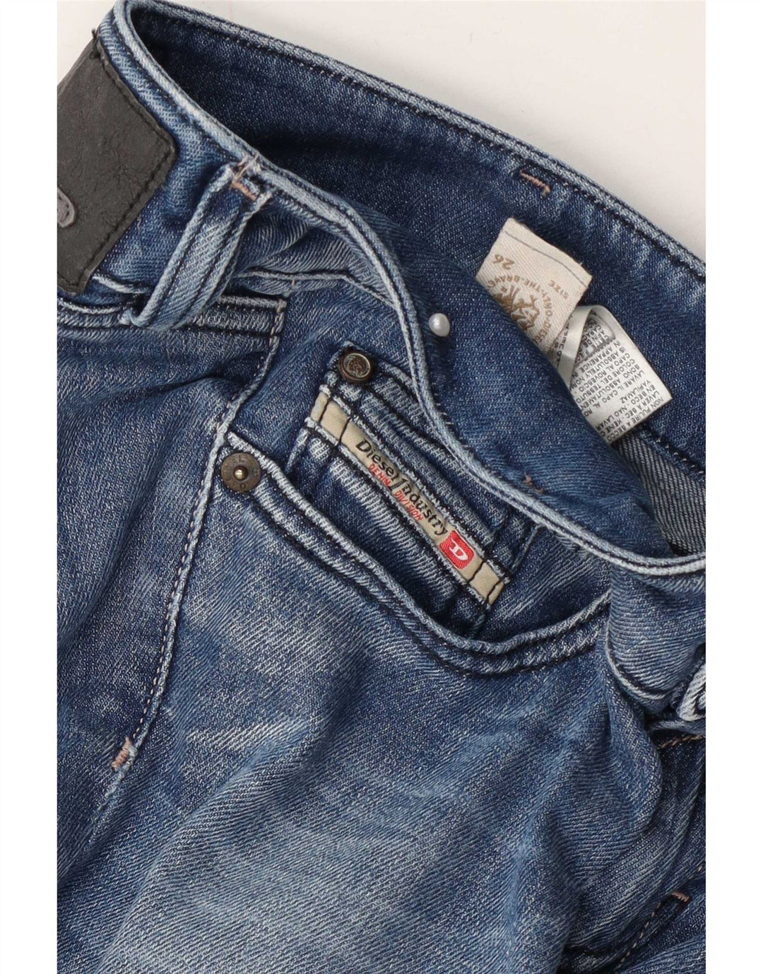 Vaqueros Acampanados Mujer Diesel W26 L30 Algodón Azul