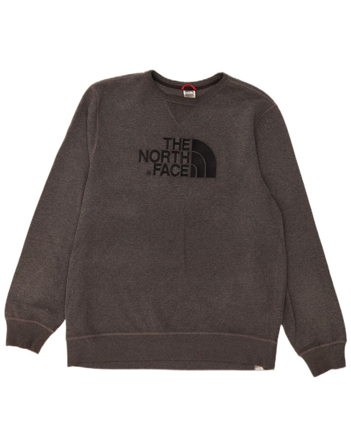 The North Face Hombre Sudadera Gráfica Jumper XL Gris Algodón