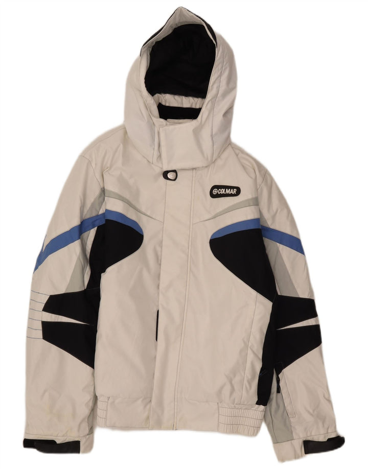Colmar Chaqueta De Esquí Con Capucha Para Hombre IT 48 Medium White Colourblock