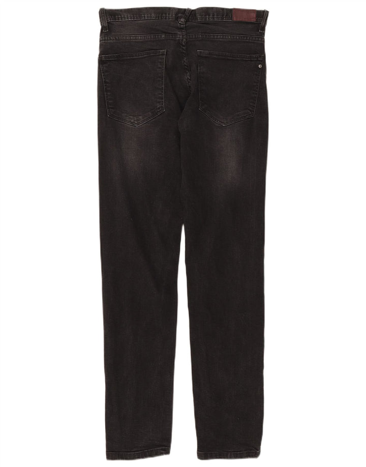 Zara Mens Slim Jeans EU 38 Small W30 L31 Algodón Negro