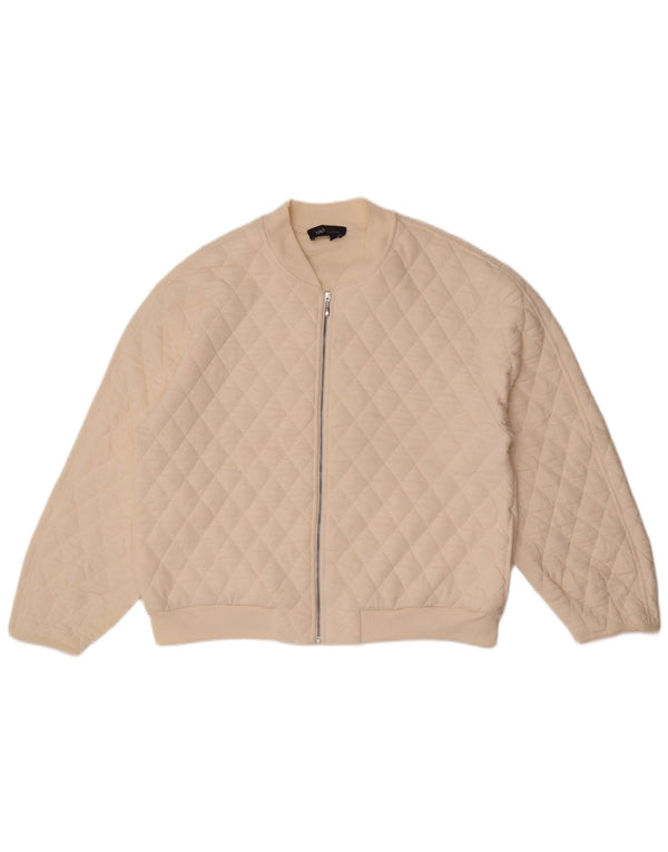 Marks & Spencer Chaqueta acolchada extragrande para mujer UK 12 Medium Off White