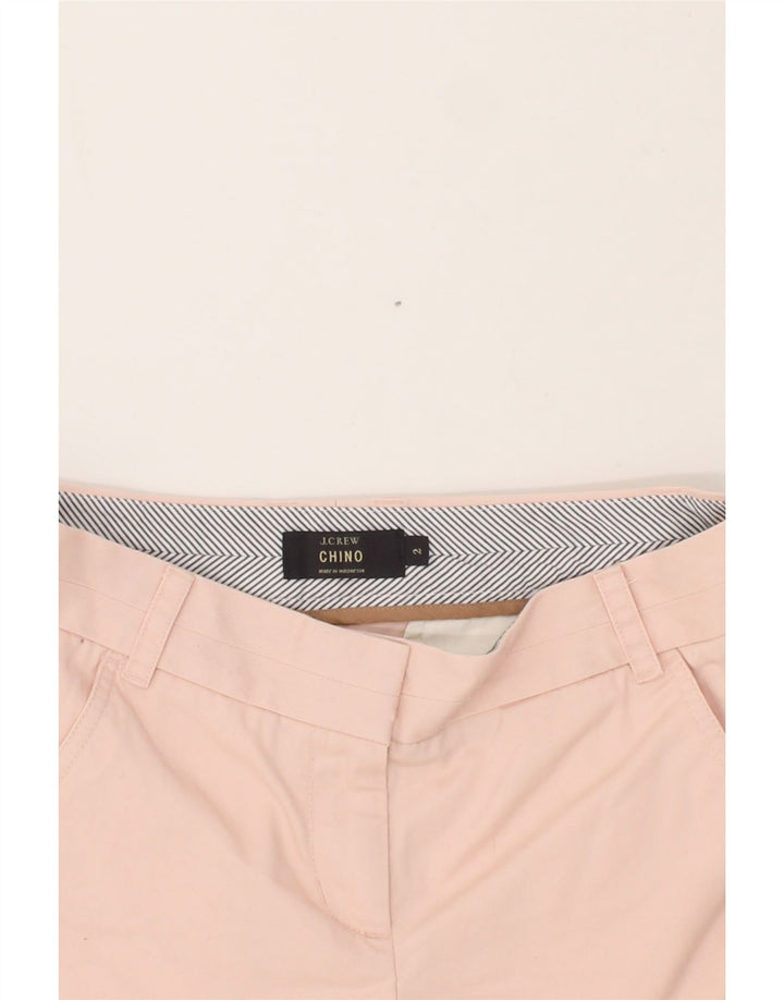 J. CREW Womens Chino Shorts US 2 XS W30 Pink Vintage J. Crew and Second-Hand J. Crew from Messina Hembry 