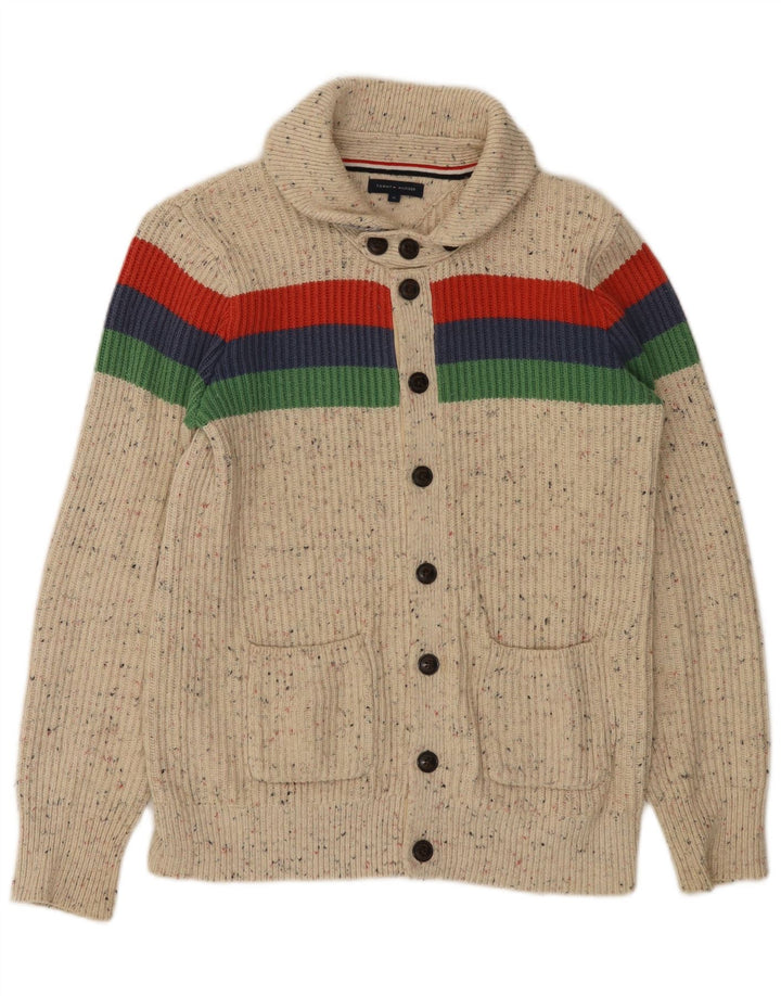 TOMMY HILFIGER Cárdigan para niño 15-16 años Algodón color block beige