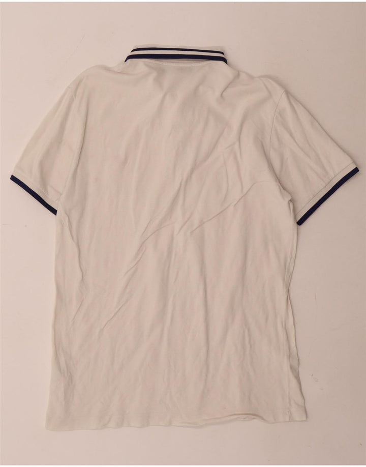 Fred Perry Polo Para Hombre 2XL Algodón A Rayas Blanco