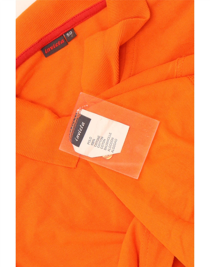 Polo Invicta Hombre IT 50 Algodón Naranja Mediano
