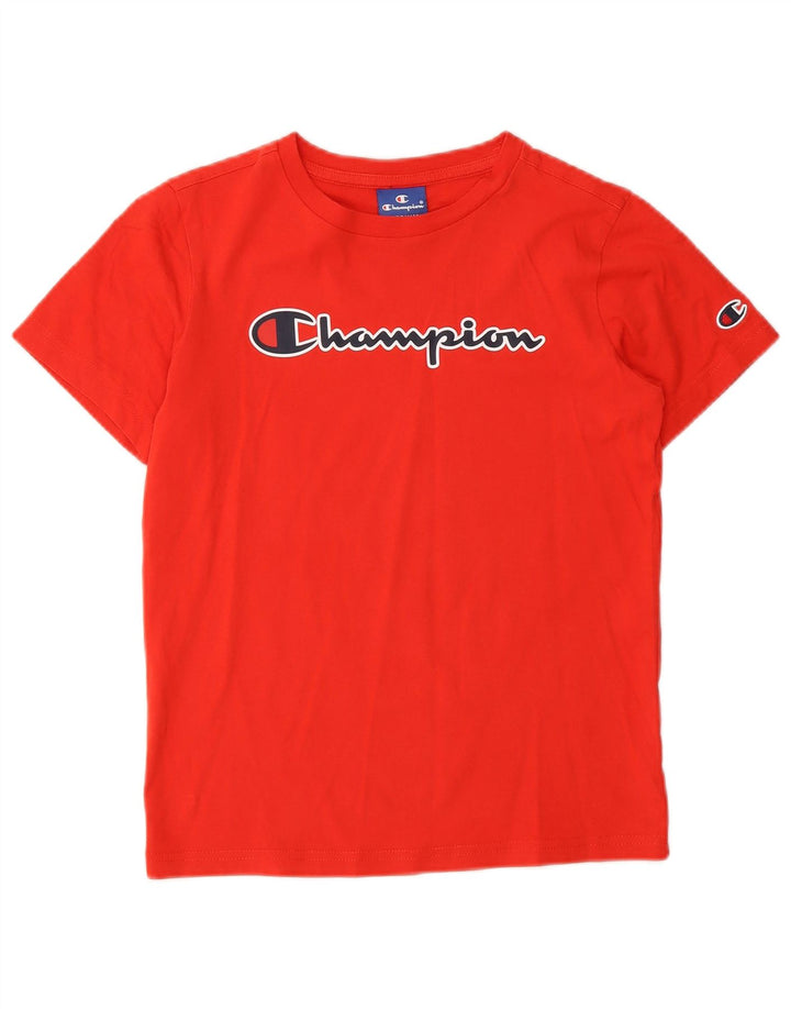 Champion Camiseta gráfica para niños 9-10 años Mediano Rojo