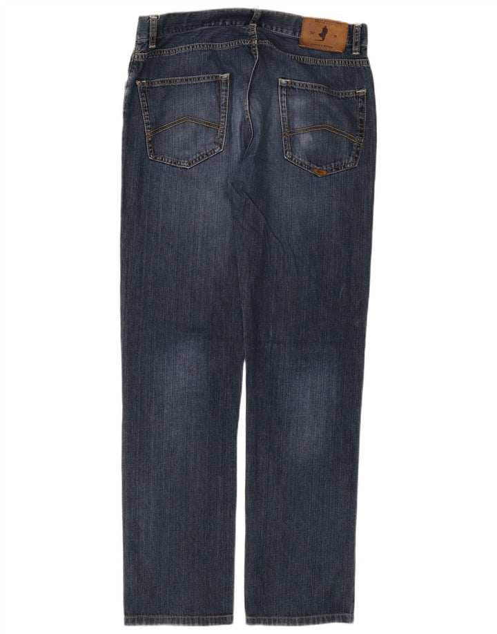 Marlboro Classics Vaqueros rectos para hombre W33 L34 Azul